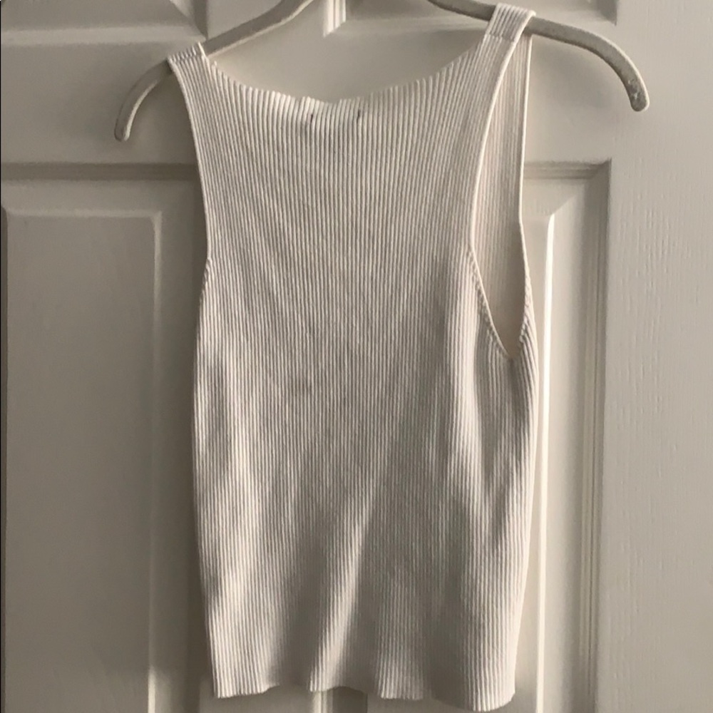 Forever 21 never worn white knit tank top - Picture 2 of 2